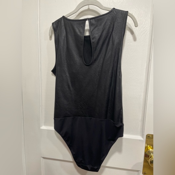 INC. Faux Leather Bodysuit - Picture 5 of 6